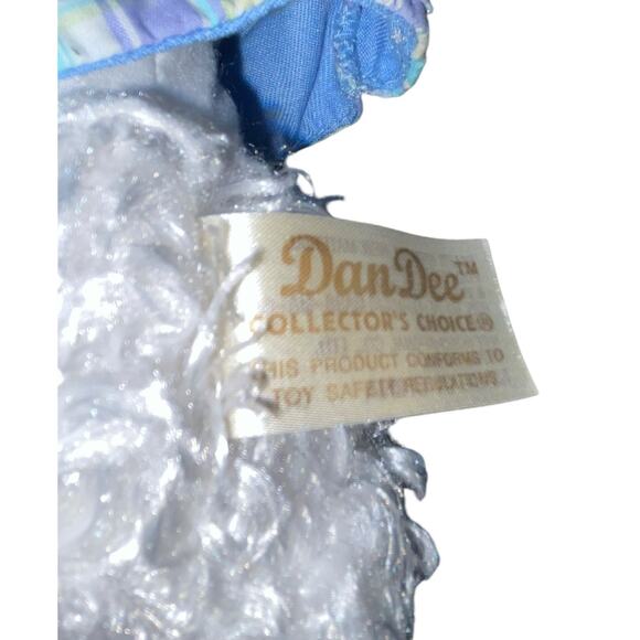 20" Dan Dee Plush Bunny Rabbit 2008 Stuffed Animal Baseball Cap Nursery Gift Toy - Picture 9 of 12